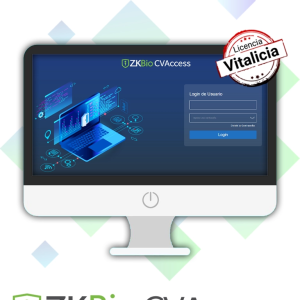 Licencia Del Software BioCVAccess ZKTeco ZKCVA-FREE 15 Puertas/6 Puntos de Asistencia/16 Camaras IP/2,000 Usuarios/200 Departamentos/1 APP Administrador/50 APPS Empleados