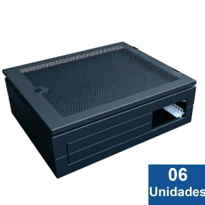 Rack Servidor 6 Unidades Desarmable 80 Kg 450mm Profundidad