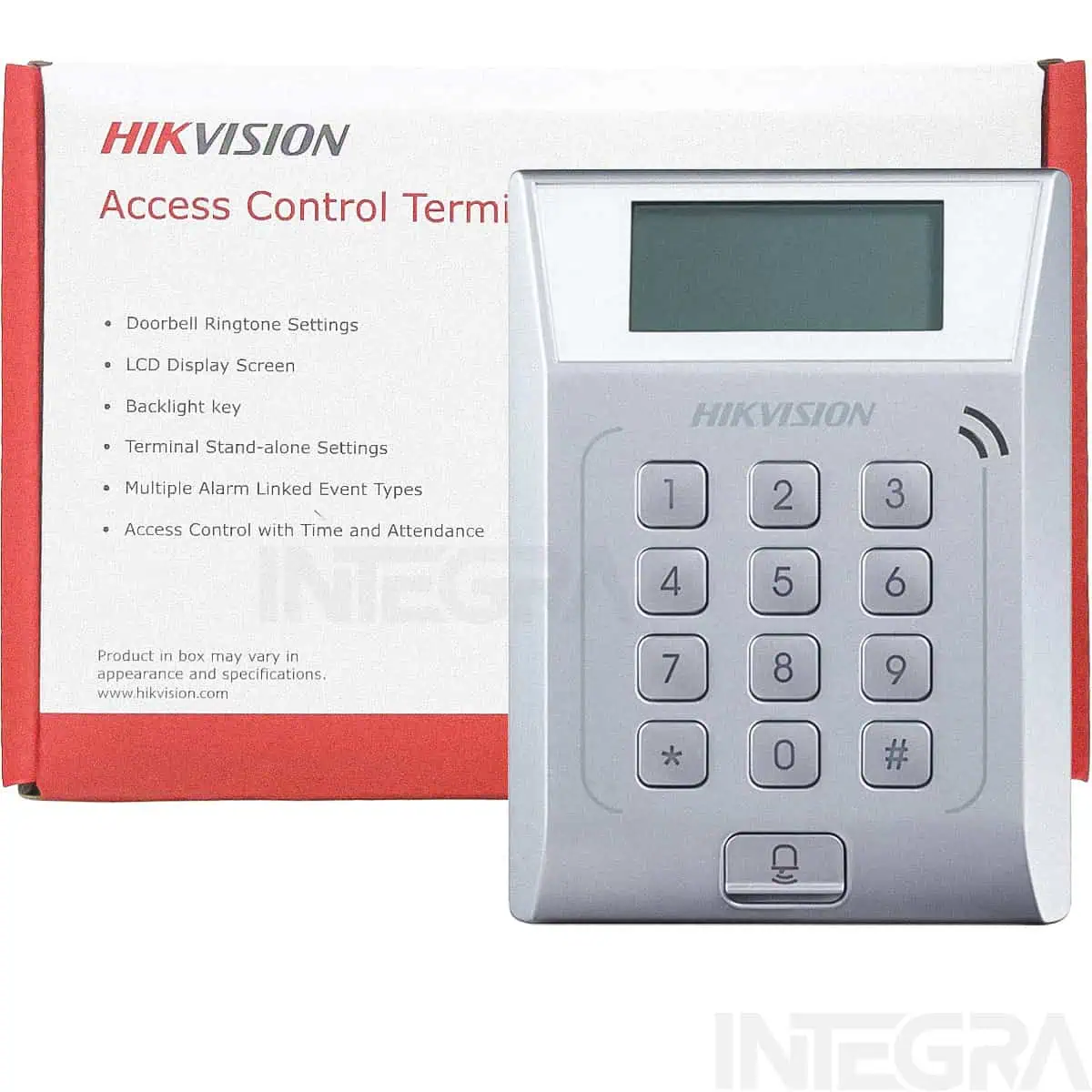 Lector Tarjetas Control Acceso Lcd Hikvision DS-K1T802M