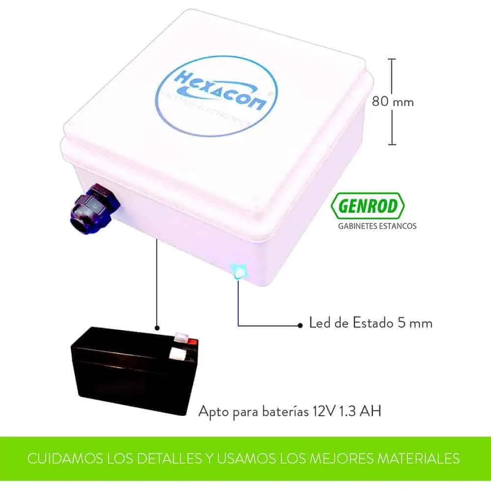 Alarma Comunitaria Vecinal REVO400T (Ex V222) con Sirena Hablada Irina - Imagen 6