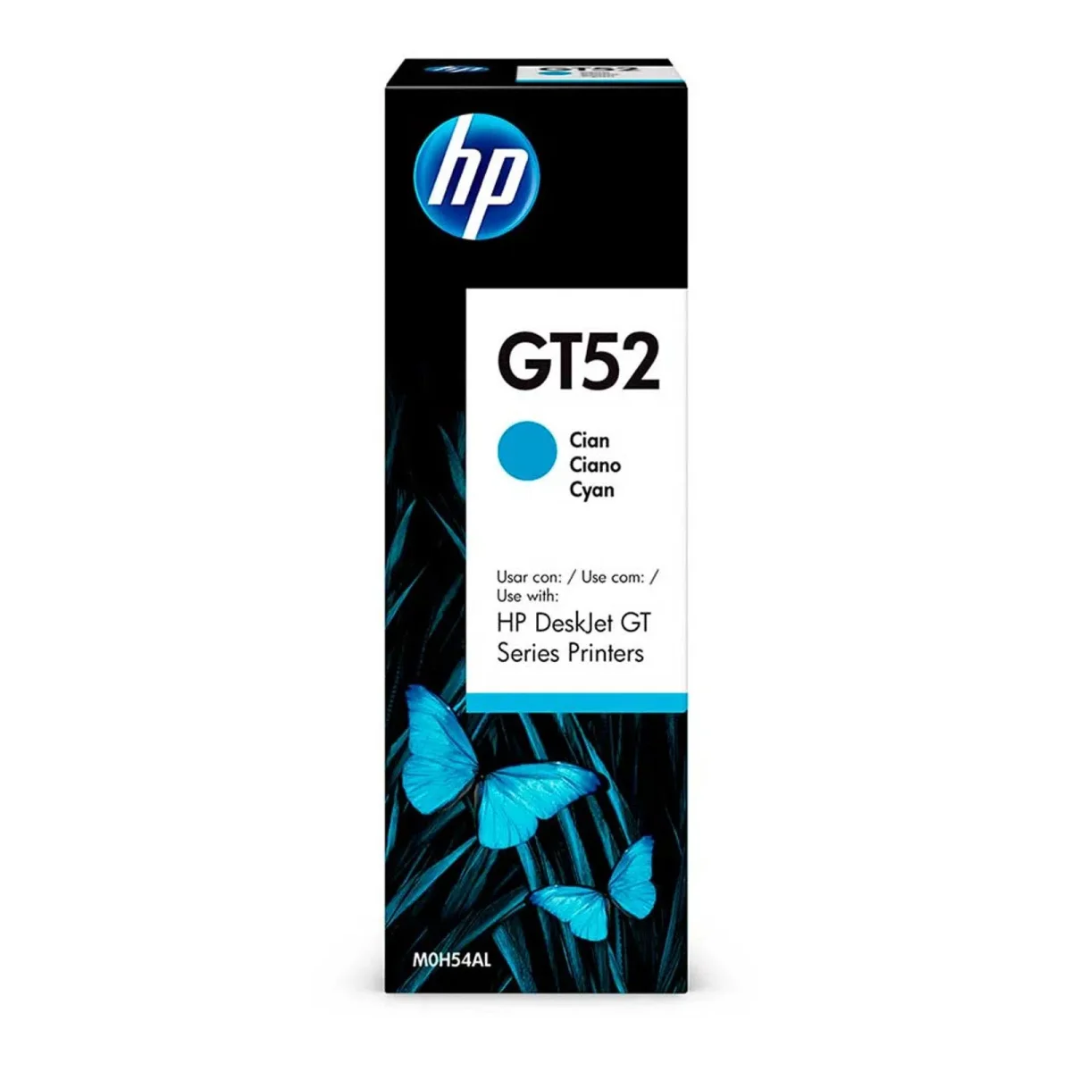 Botella de Tinta HP GT52 Cian
