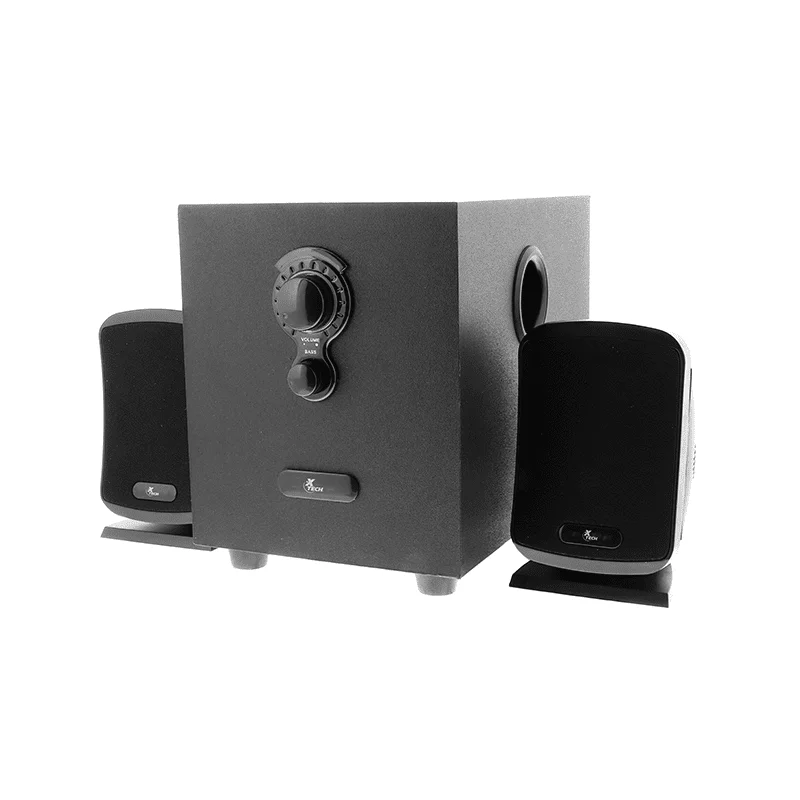 Bocinas X-TECH XTS-420 2.1 con Subwoofer 10 Watts RMS Plug 3.5mm - Imagen 2