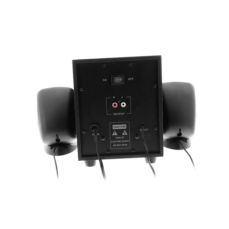 Bocinas X-TECH XTS-420 2.1 con Subwoofer 10 Watts RMS Plug 3.5mm - Imagen 5