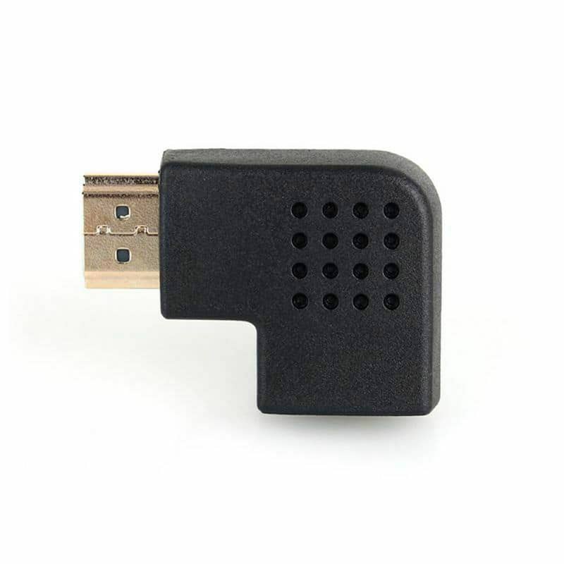 Conector HDMI Hembra a Hembra Adaptador – Acoplador – Extensor para HDTV HDCP 1080P – Curvo Tipo L - Imagen 4
