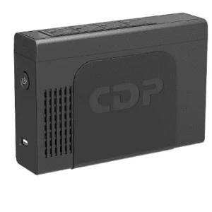 UPS CDP Li-504 500VA/250W Tamaño Pequeño y Robusto. 4 Tomas: 2 con respaldo de bateria y 2 solo con supresión NEMA 5-15, 1USB C, Batería de Litio