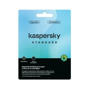 Kaspersky Standard – Antivirus 10 dispositivos / 1 año Presentación en Tarjeta