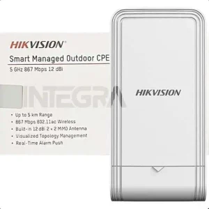 Enlace Inalambrico Antena 5km Hikvision DS-3WF02C-5AC/O