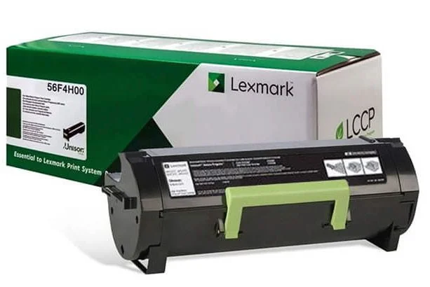 CARTUCHO DE TONER ORIGINAL LEXMARK 56F4H00 NEGRO DE ALTO RENDIMIENTO HASTA 15,000 PAGINAS