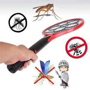 Raqueta Eléctrica Mata Mosquitos – Zapper Mata Moscas Recargable