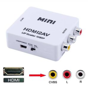 Convertidor de Vídeo HDMI a RCA – AV – (Audio y Vídeo)