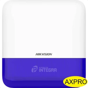 Sirena Exterior Inalámbrica AxPro Estrobo Azul 110db Hikvision DS-PS1-E-WB