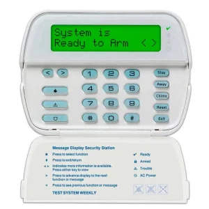 Teclado LCD Receptor Inalámbrico 32 Zonas 433Mhz RFK5500 DSC